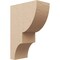 Ekena Millwork 5"W x 10"D x 15"H Classic Ridgewood Rough Cedar Woodgrain TimberThane Corbel, Primed Tan CORUR05X10X15RIDRCPR - alternate 1